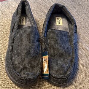 Dearfoams Men's Charcoal Slip-On Loafers